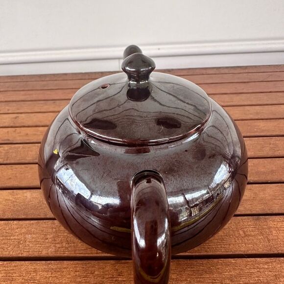 Beautiful vintage small brown teapot made in England - Picture 10 of 10